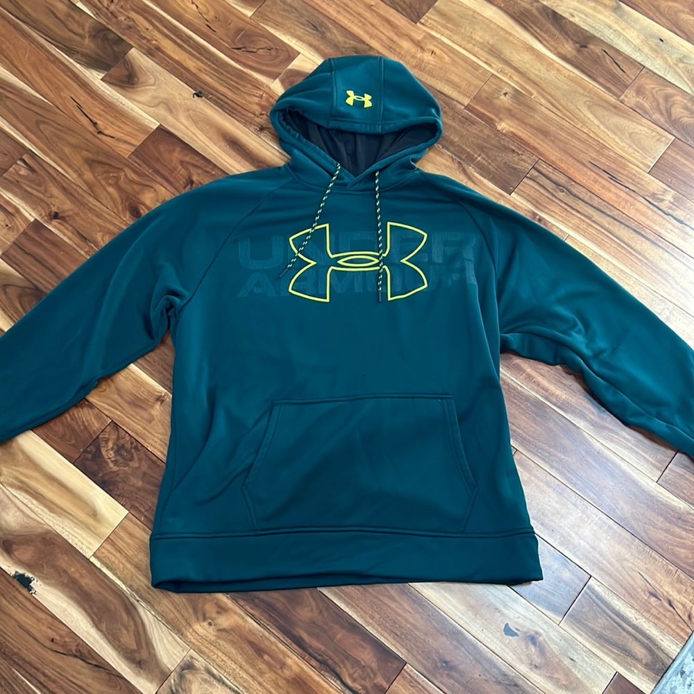 Under Armor Mens Hoodie XL Green